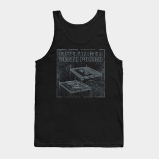 Five Finger Death Punch - Technical Drawing Tank Top